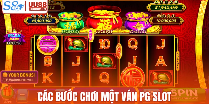 Các bước chơi một ván PG slot