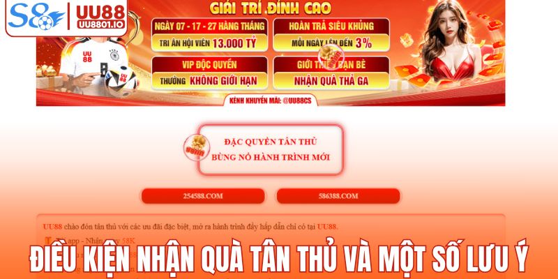 Điều kiện nhận quà tân thủ và một số lưu ý quan trọng