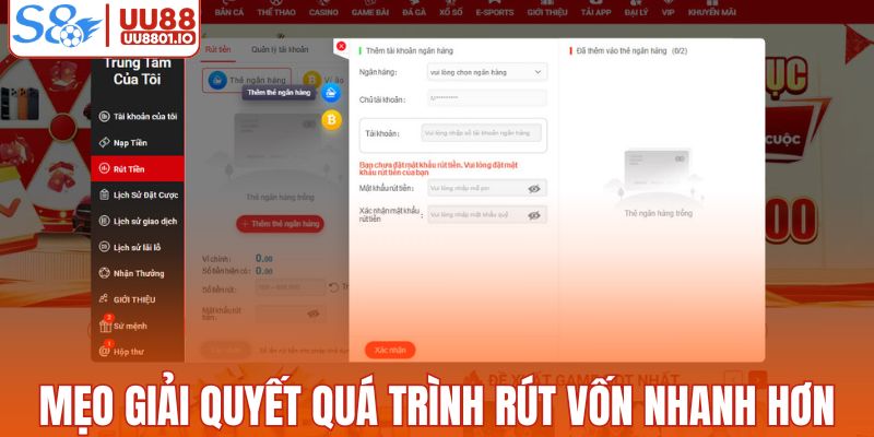 Mẹo hay để đảm bảo giao dịch rút vốn an toàn
