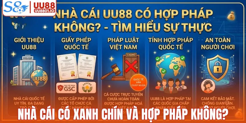 Nhà cái có xanh chín và hợp pháp không?