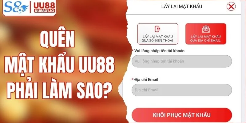 Khi Quên Mật Khẩu UU88 Phải Làm Sao? Giải Đáp Chi Tiết
