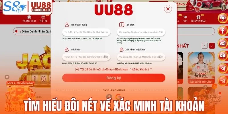 Tìm hiểu đôi nét về xác minh tài khoản