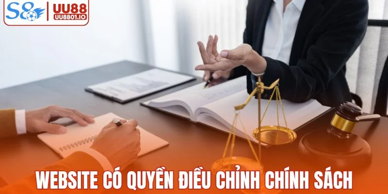 Website có quyền điều chỉnh chính sách miễn trừ khi cần